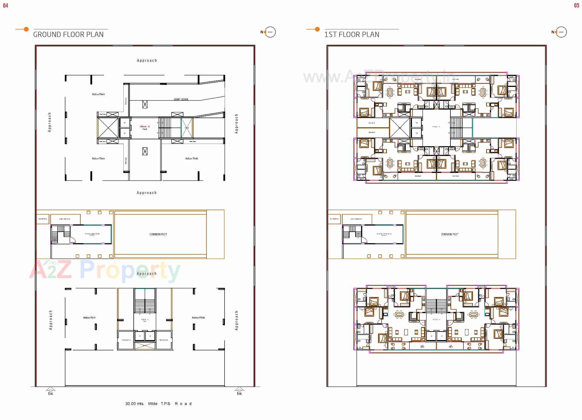 Layout of real estate project Sweven By Signature located at Chharodi, Ahmedabad, Gujarat