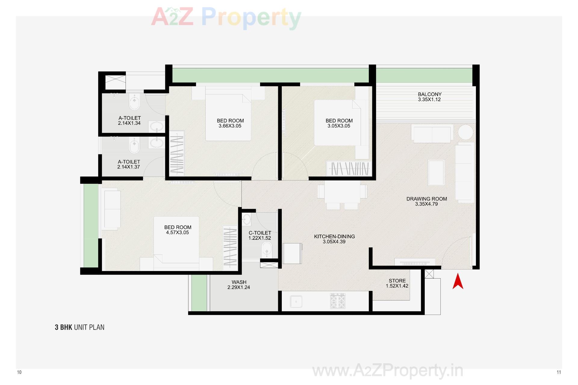 Layout of real estate project Swojas Pride located at Ognaj, Ahmedabad, Gujarat