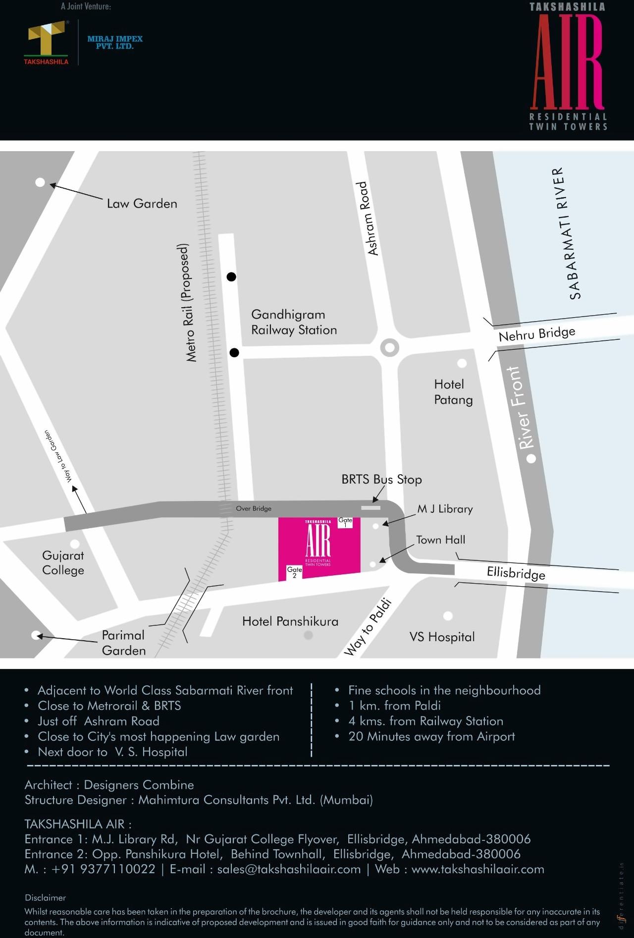  of real estate project Takshashila Air located at Chavad, Ahmedabad, Gujarat