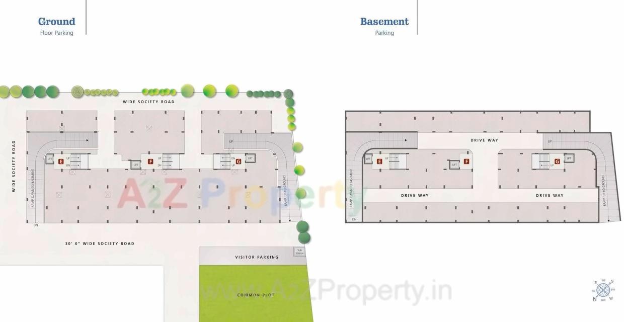 Layout of real estate project Takshashila Colonials located at Rajpur-hirpur, Ahmedabad, Gujarat