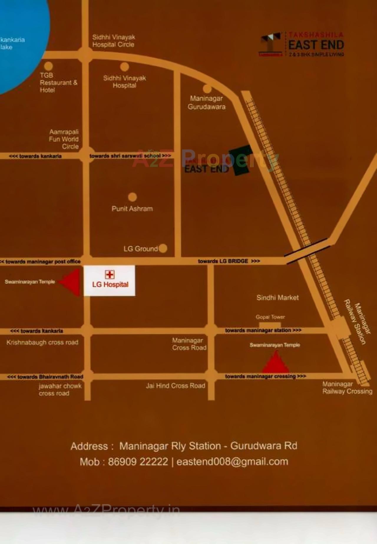  of real estate project Takshashila East End (block A) located at Maninagar, Ahmedabad, Gujarat