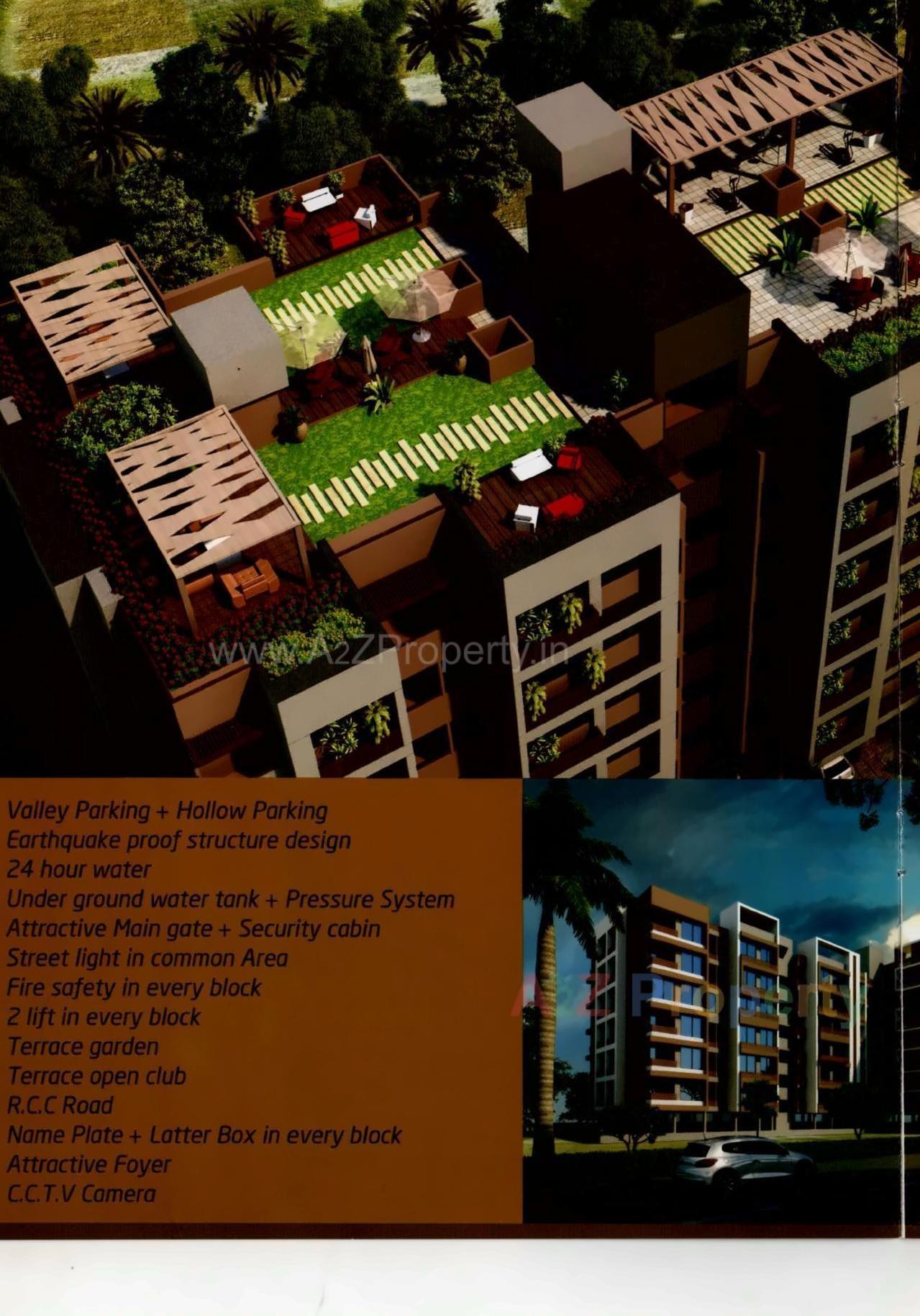 3D Elevation of real estate project Takshashila East End located at Gondal, Ahmedabad, Gujarat