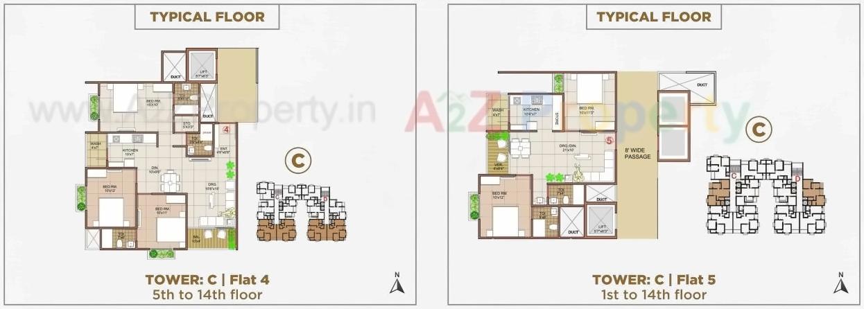 Layout of real estate project Takshashila Elegna located at Chadavad, Ahmedabad, Gujarat