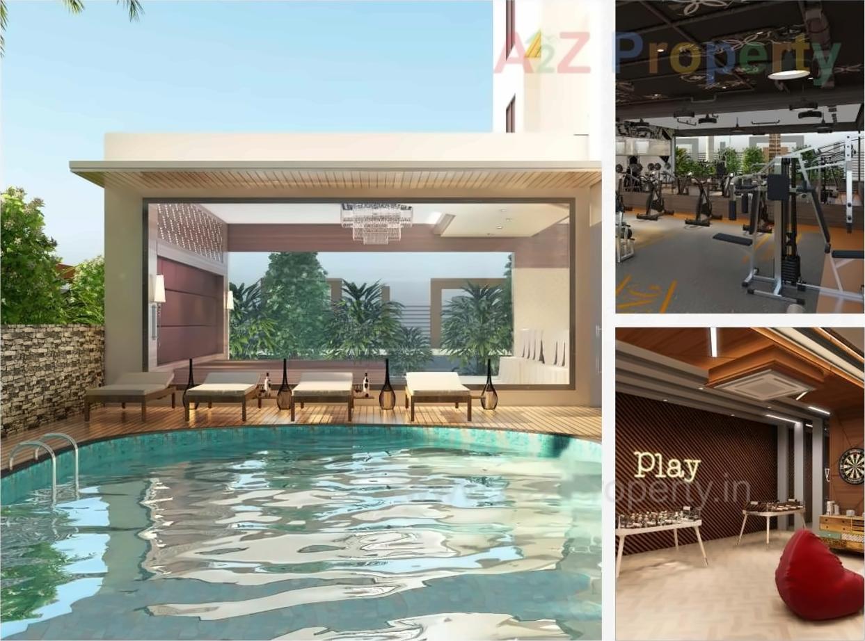 3D Elevation of real estate project Takshashila Elegna located at Chadavad, Ahmedabad, Gujarat