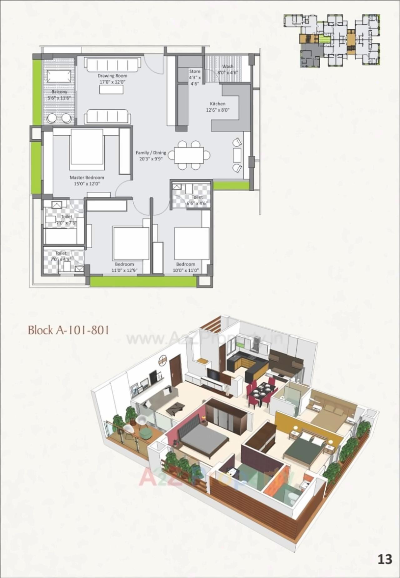 Layout of real estate project Tanishk Enclave located at Motera, Ahmedabad, Gujarat