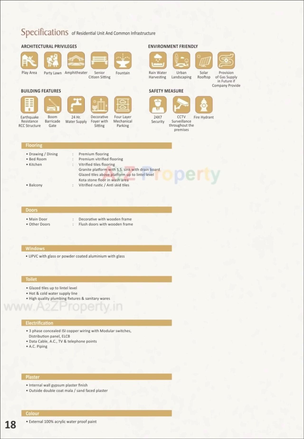  of real estate project Tanishk Enclave located at Motera, Ahmedabad, Gujarat