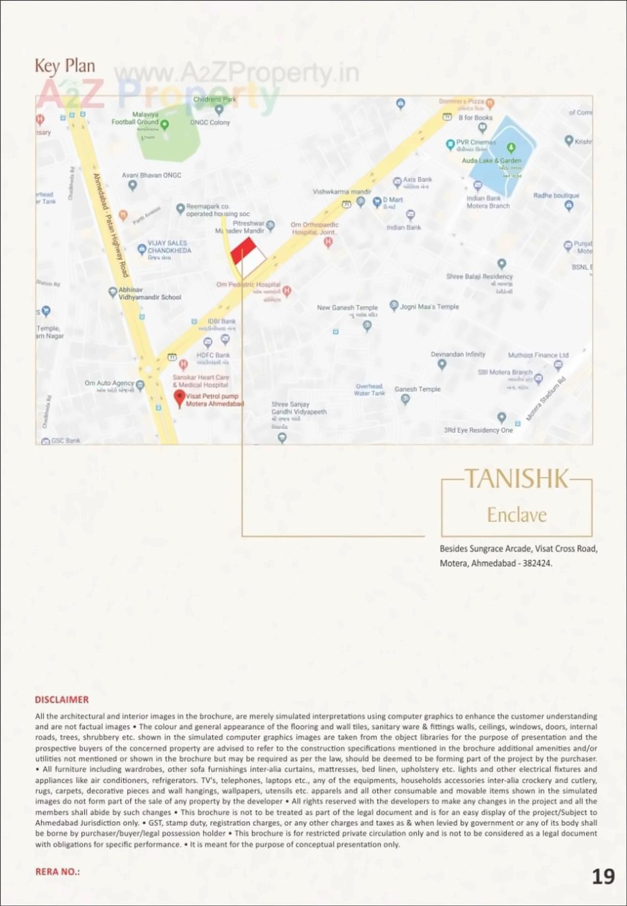  of real estate project Tanishk Enclave located at Motera, Ahmedabad, Gujarat
