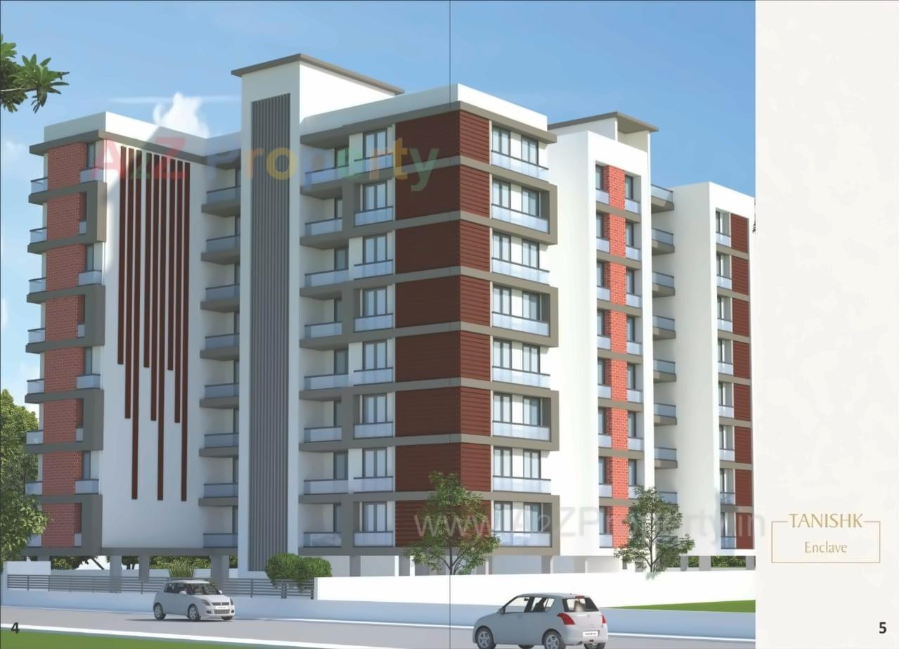 3D Elevation of real estate project Tanishk Enclave located at Motera, Ahmedabad, Gujarat