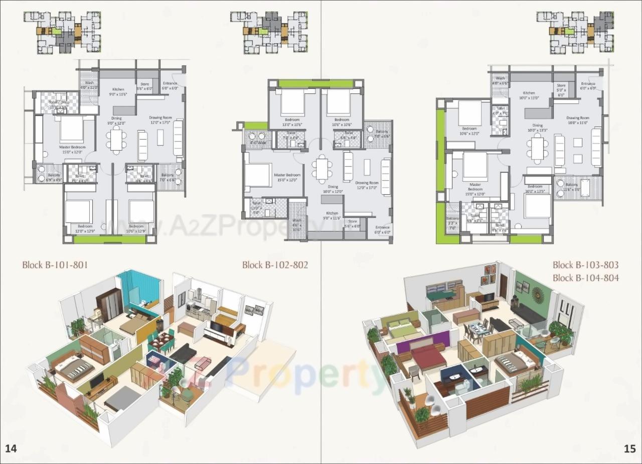 Layout of real estate project Tanishk Enclave located at Motera, Ahmedabad, Gujarat