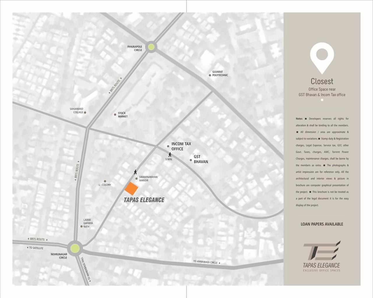  of real estate project Tapas Elegance located at City, Ahmedabad, Gujarat