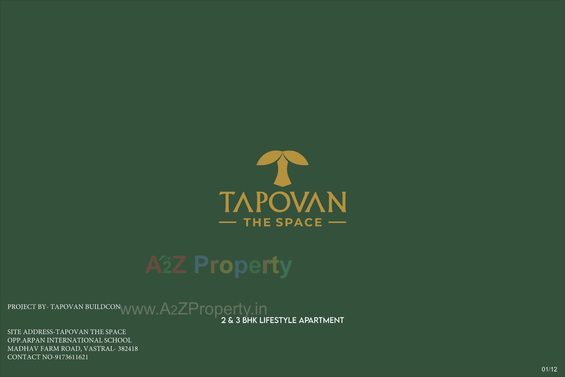  of real estate project Tapovan The Space located at Vastral, Ahmedabad, Gujarat