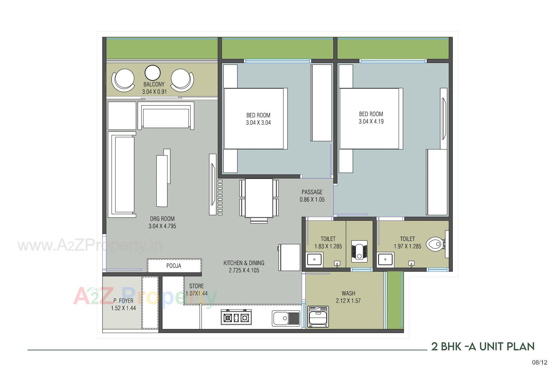 Layout of real estate project Tapovan The Space located at Vastral, Ahmedabad, Gujarat