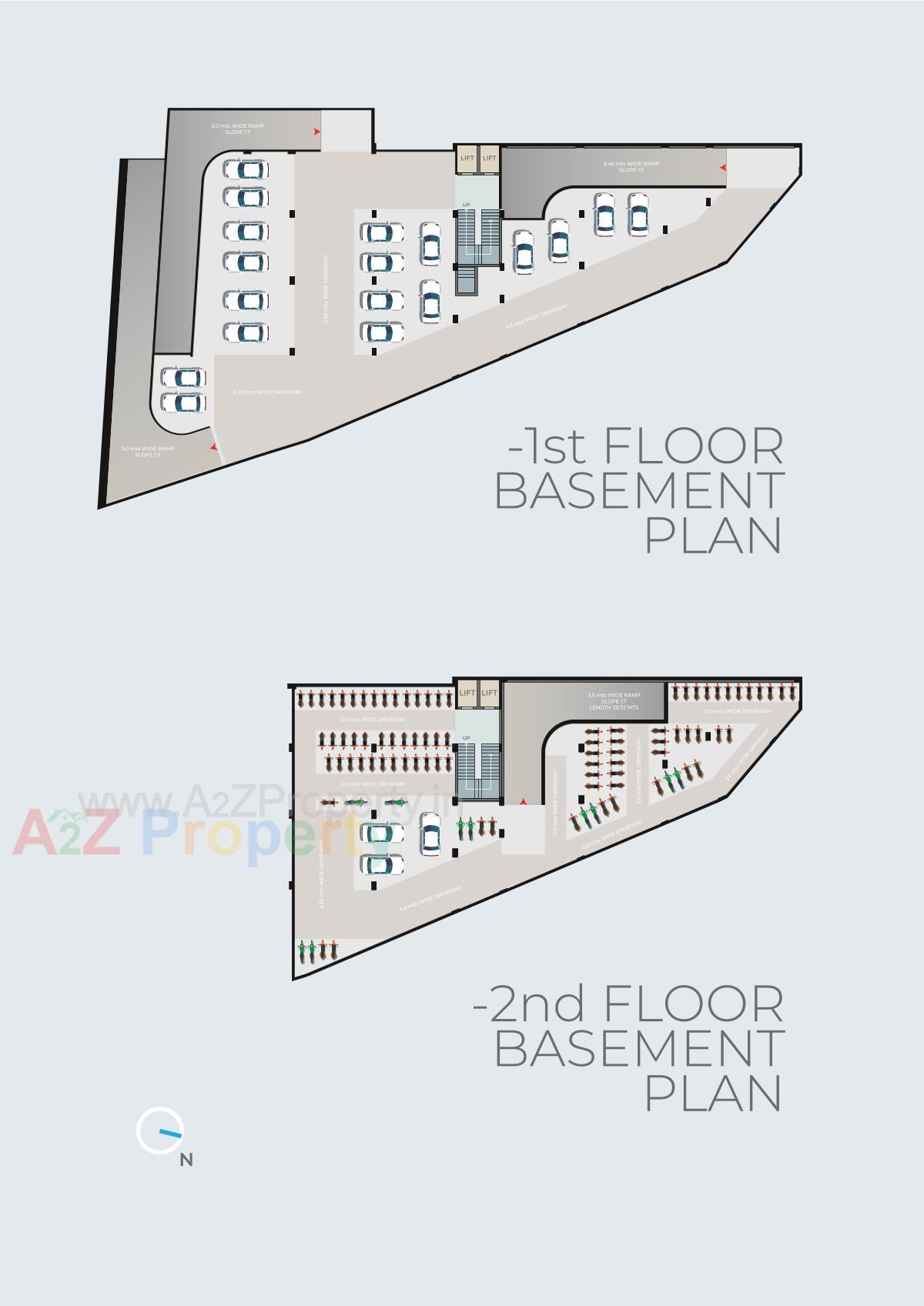 Layout of real estate project Tcb  The Corner Block located at Ahmedabad, Ahmedabad, Gujarat