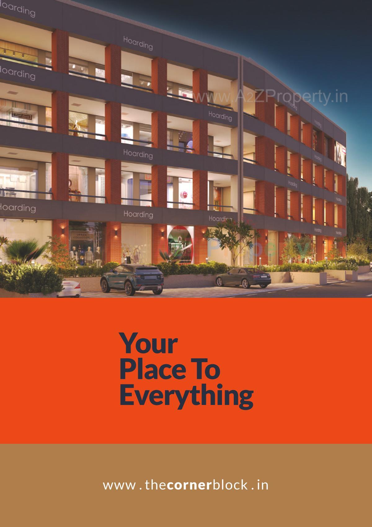 3D Elevation of real estate project Tcb  The Corner Block located at Ahmedabad, Ahmedabad, Gujarat