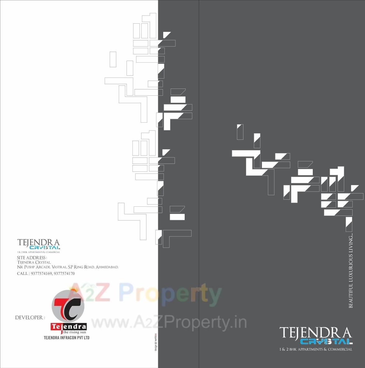  of real estate project Tejendra Crystal located at Vastral, Ahmedabad, Gujarat