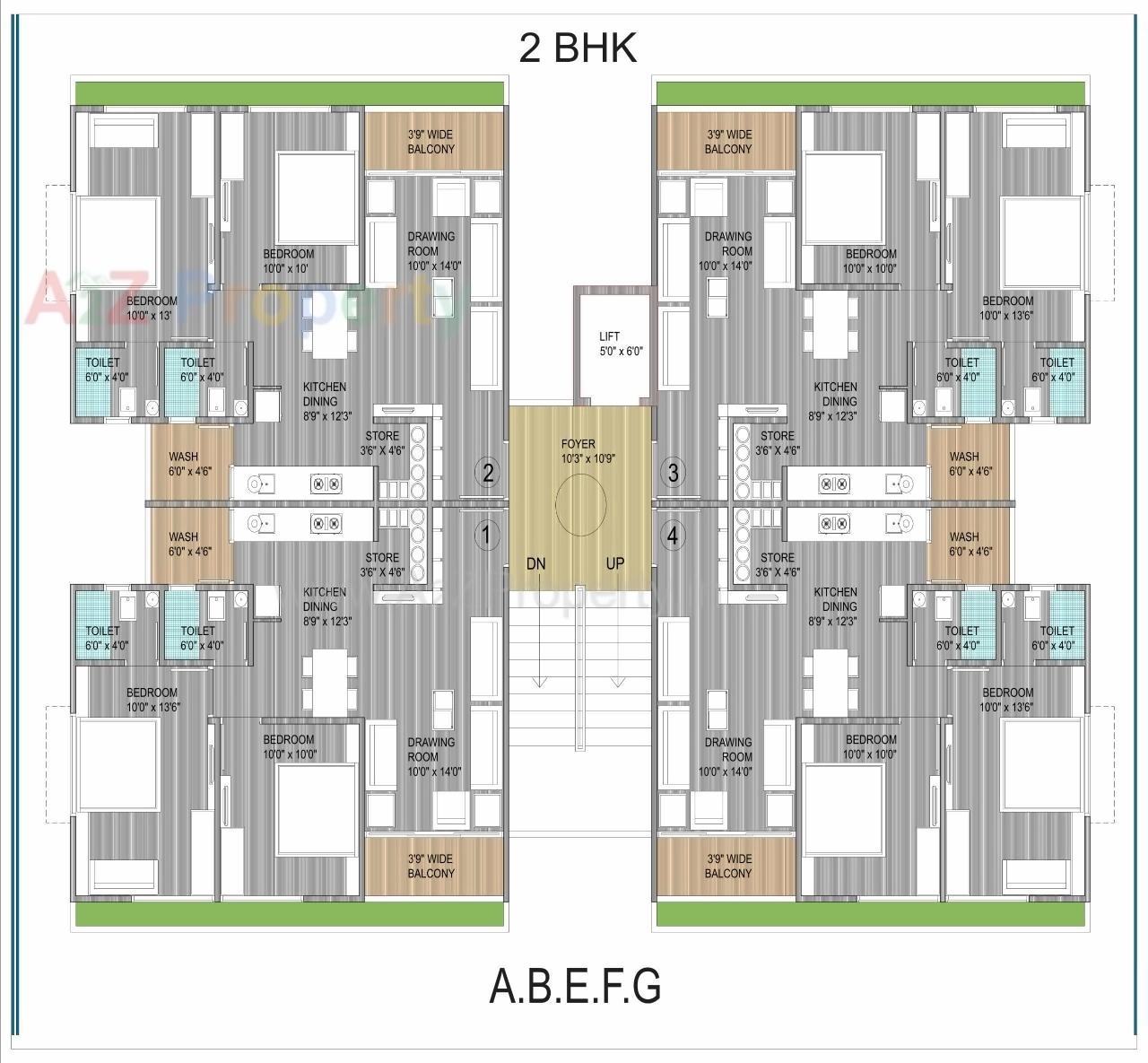 Layout of real estate project Tejendra Crystal located at Vastral, Ahmedabad, Gujarat