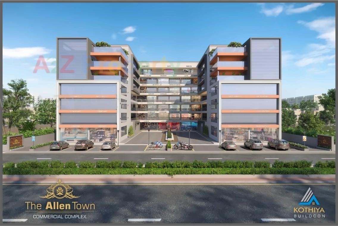 3D Elevation of real estate project The Allen Town located at Nikol, Ahmedabad, Gujarat