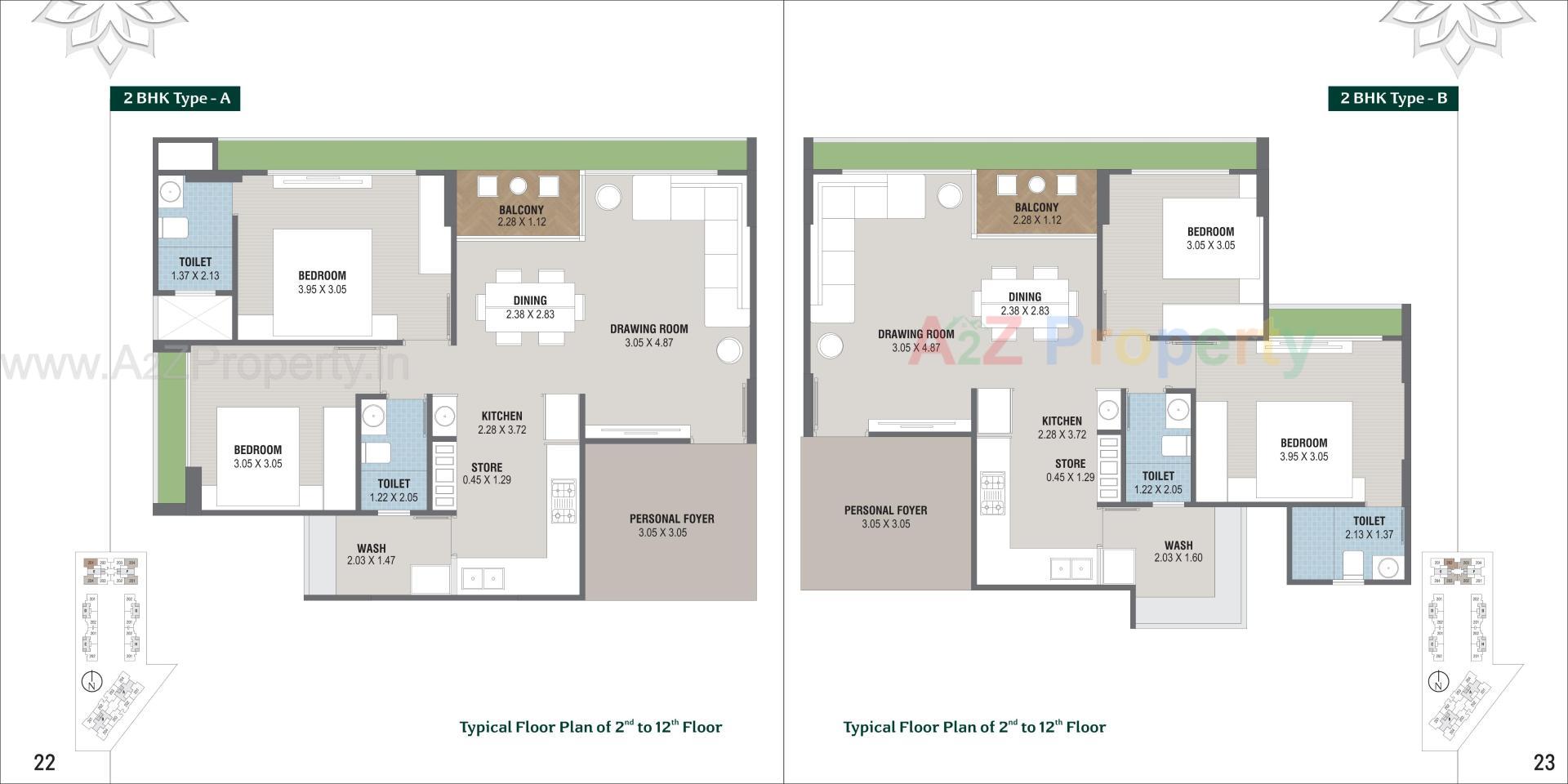 Layout of real estate project The Ashoka located at Vastral , Ahmedabad, Gujarat