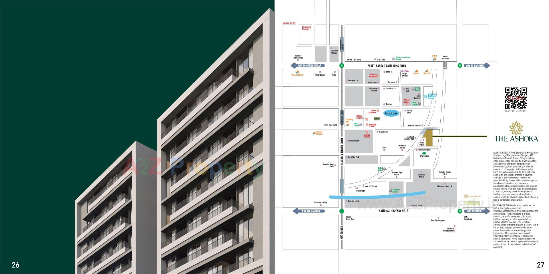 of real estate project The Ashoka located at Vastral , Ahmedabad, Gujarat