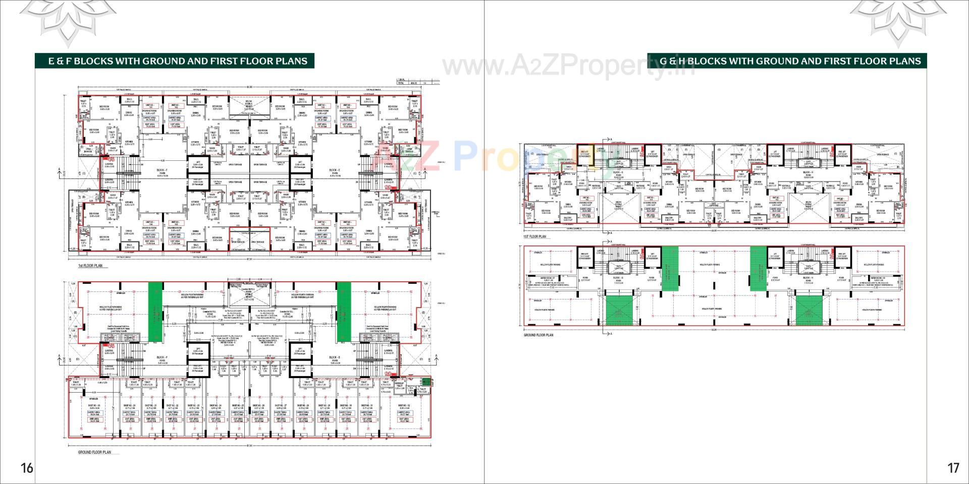Layout of real estate project The Ashoka located at Vastral , Ahmedabad, Gujarat