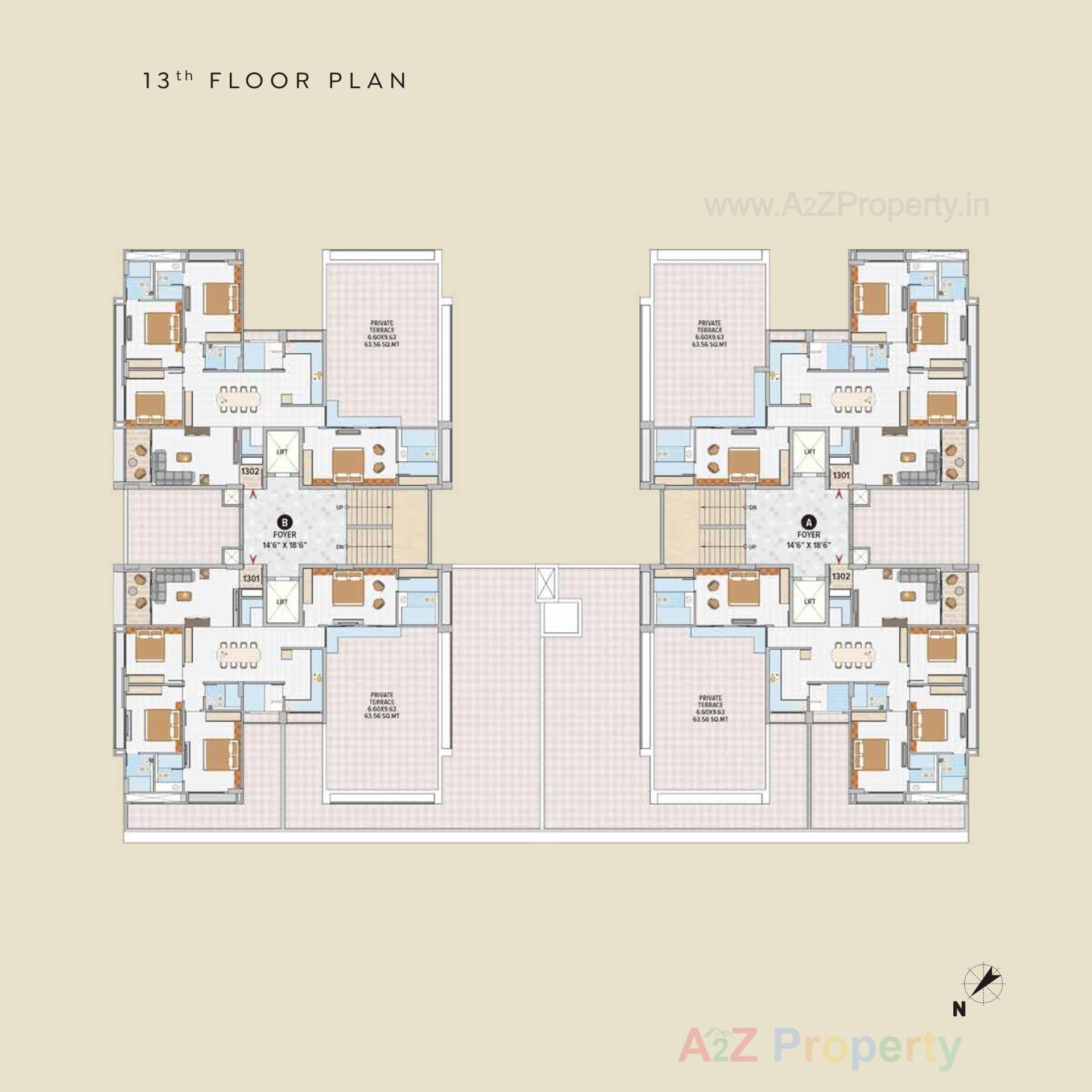 Layout of real estate project The August located at Ahmedabad, Ahmedabad, Gujarat