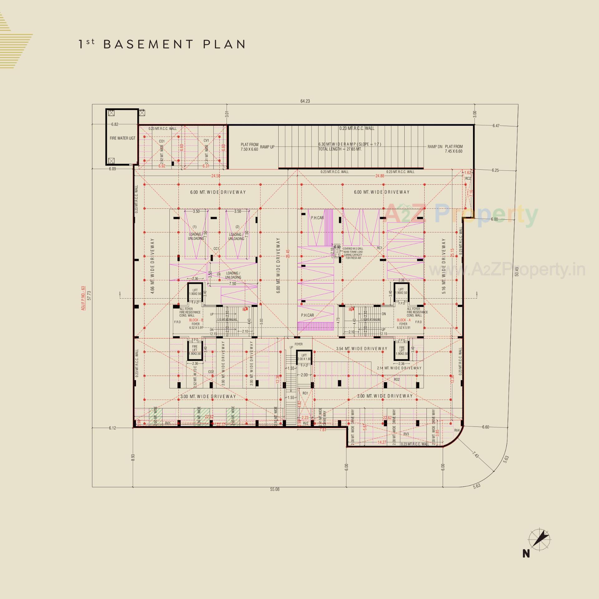 Layout of real estate project The August located at Ahmedabad, Ahmedabad, Gujarat
