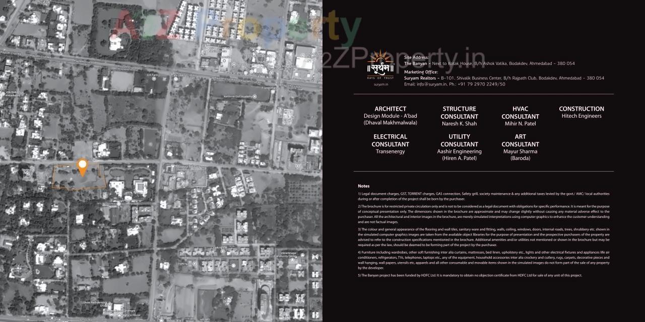  of real estate project The Banyan located at Makarba, Ahmedabad, Gujarat