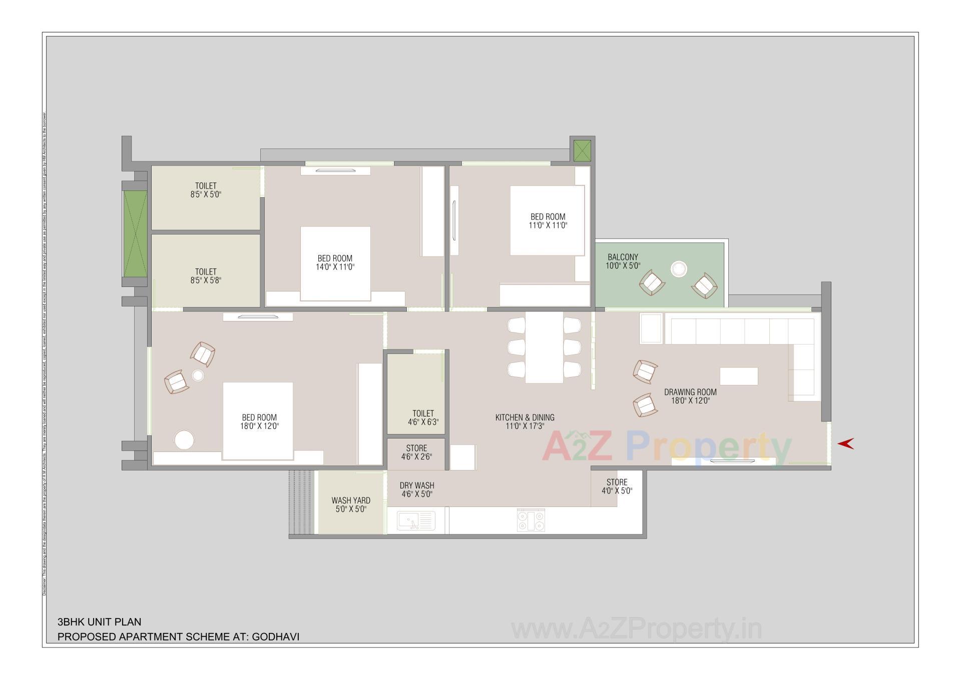 Layout of real estate project The Canvas located at Godhavi, Ahmedabad, Gujarat