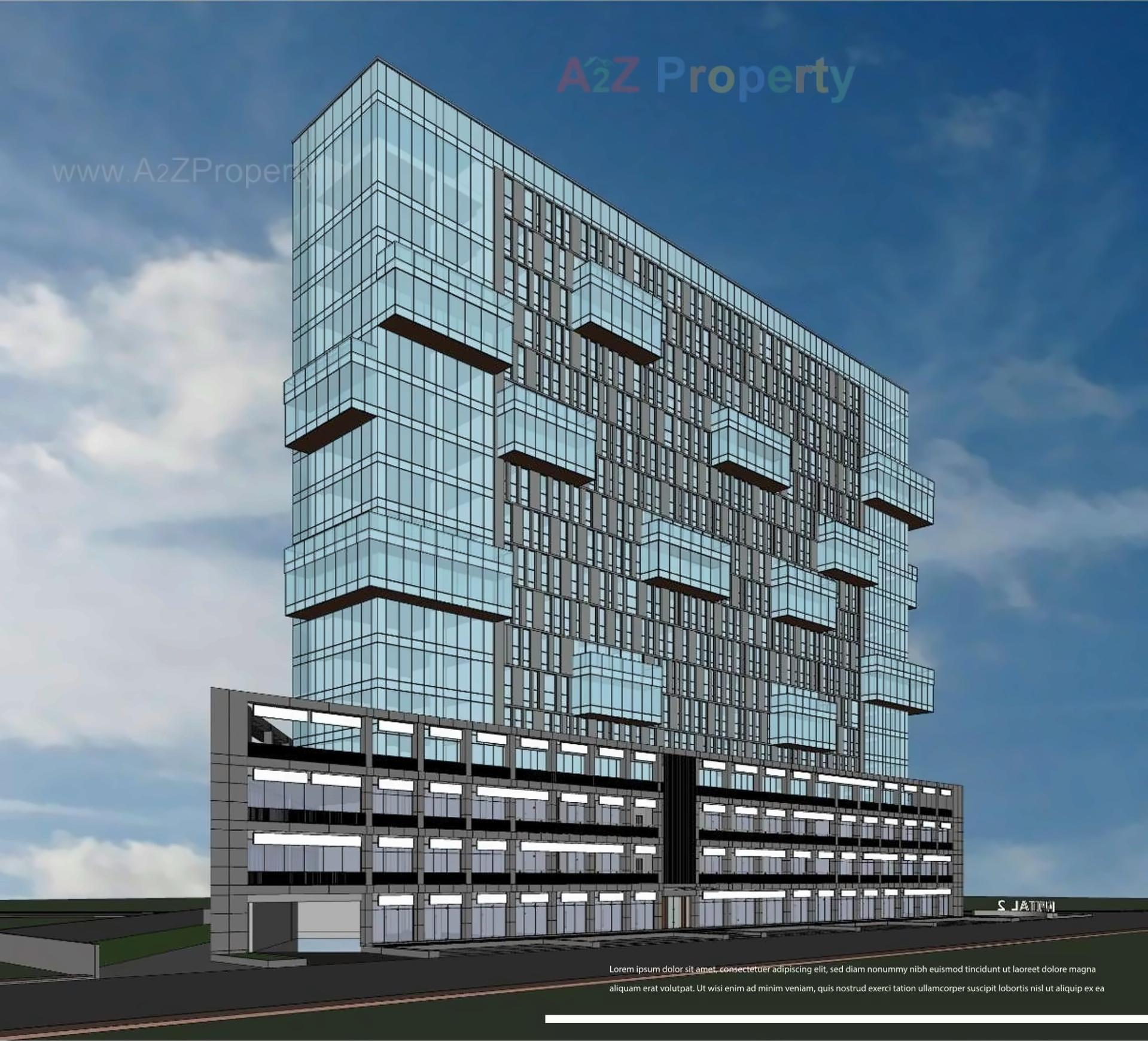 3D Elevation of real estate project The Capital located at Sola, Ahmedabad, Gujarat