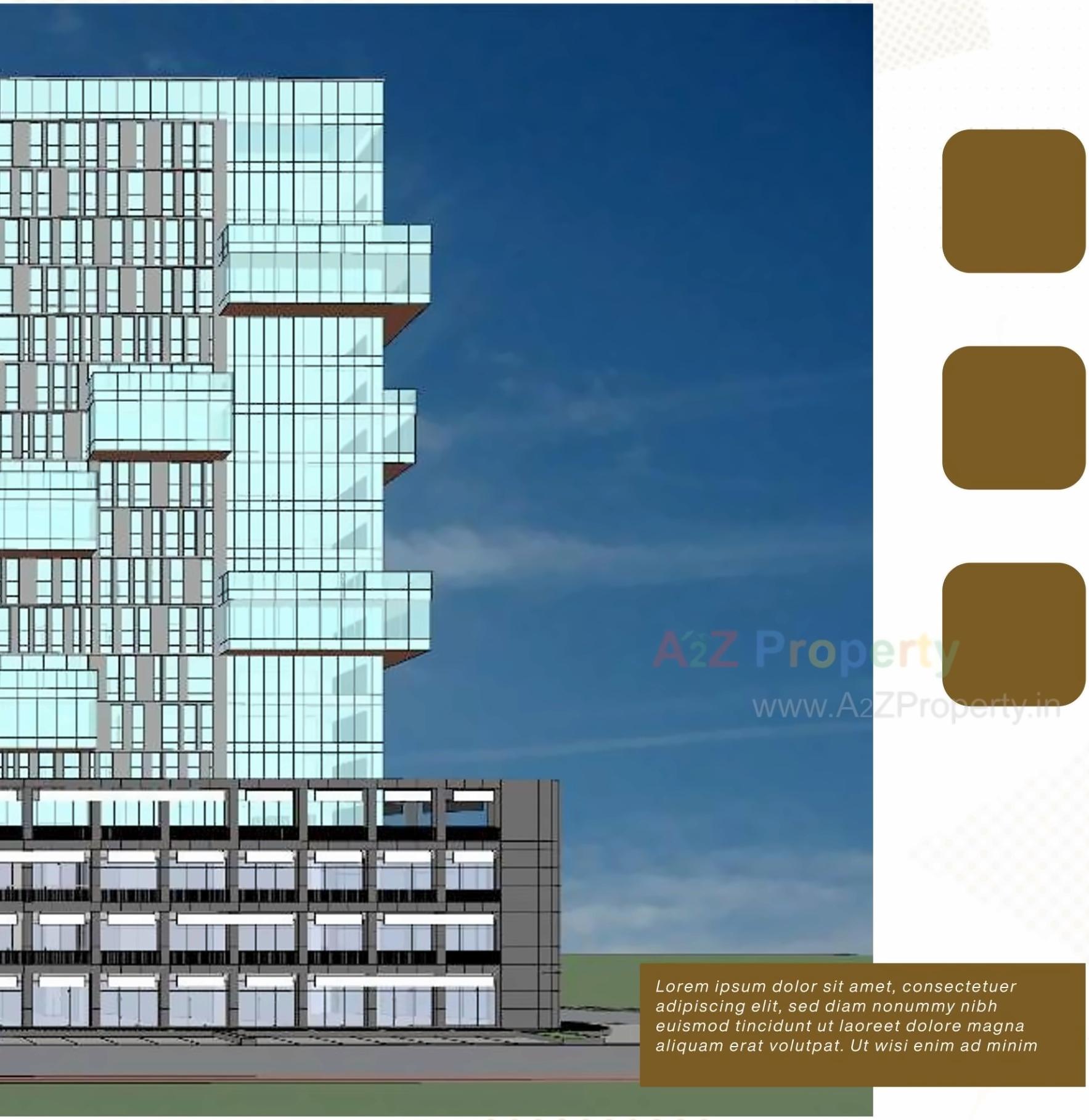 3D Elevation of real estate project The Capital located at Sola, Ahmedabad, Gujarat