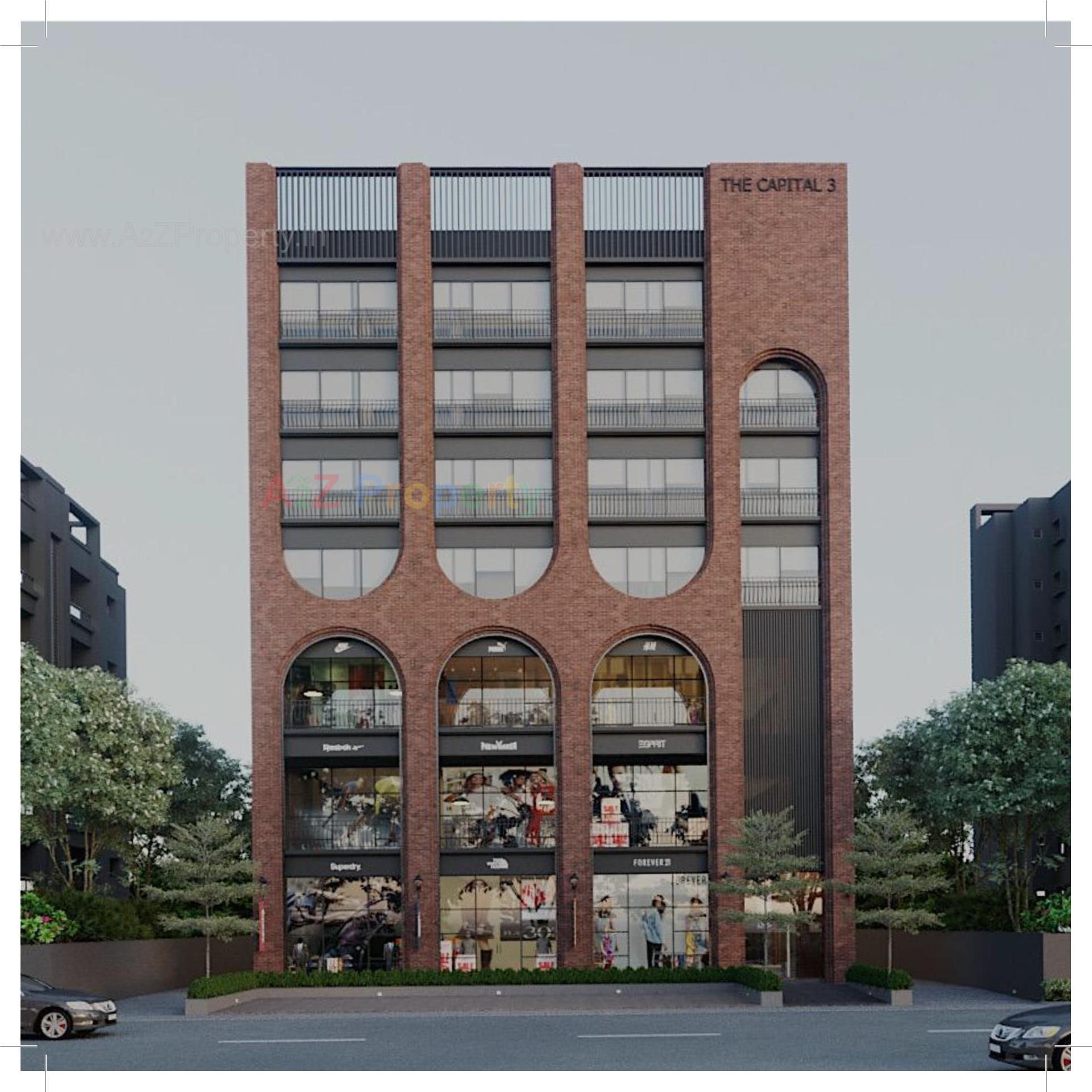3D Elevation of real estate project The Capital located at Shekhpur-khanpur, Ahmedabad, Gujarat