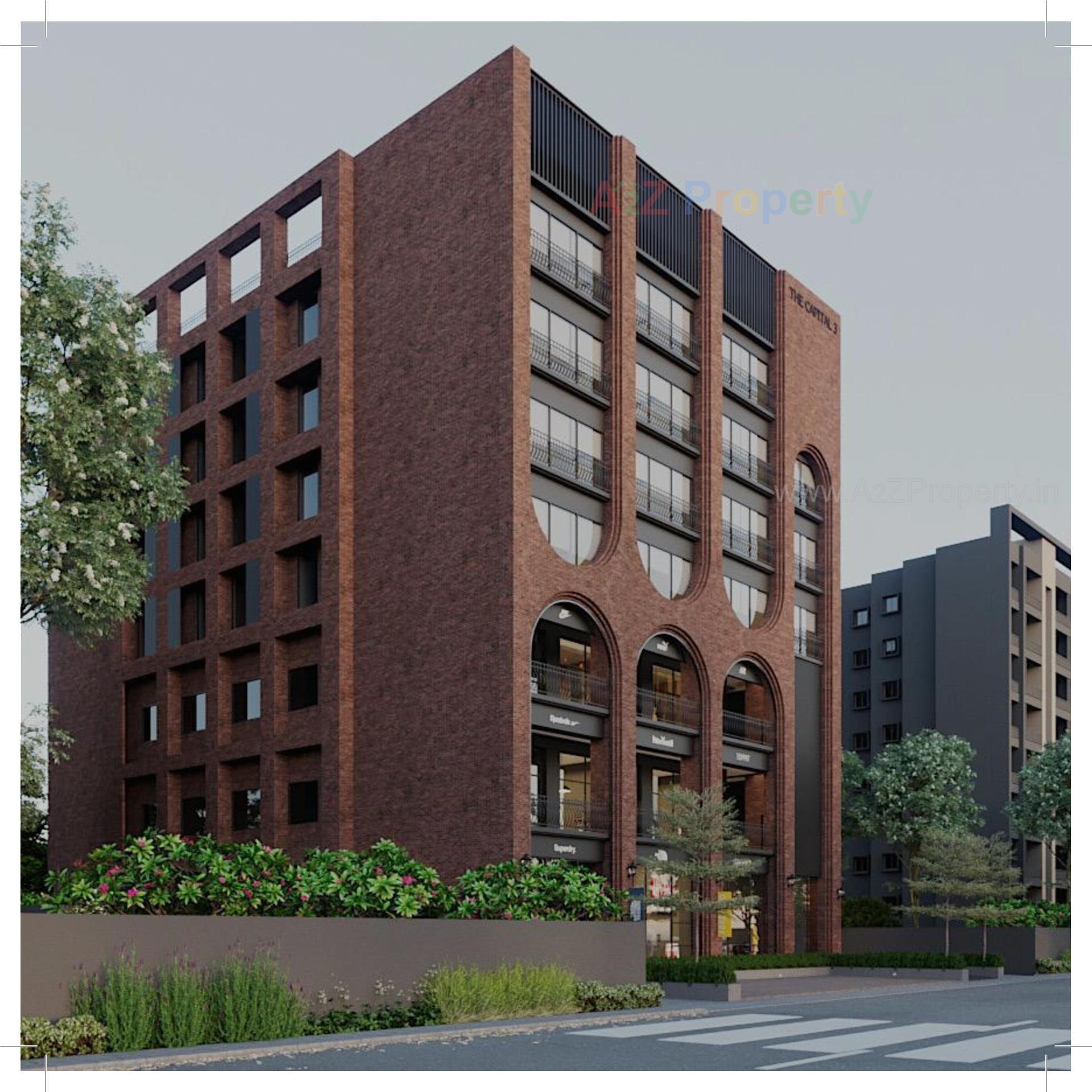 3D Elevation of real estate project The Capital located at Shekhpur-khanpur, Ahmedabad, Gujarat