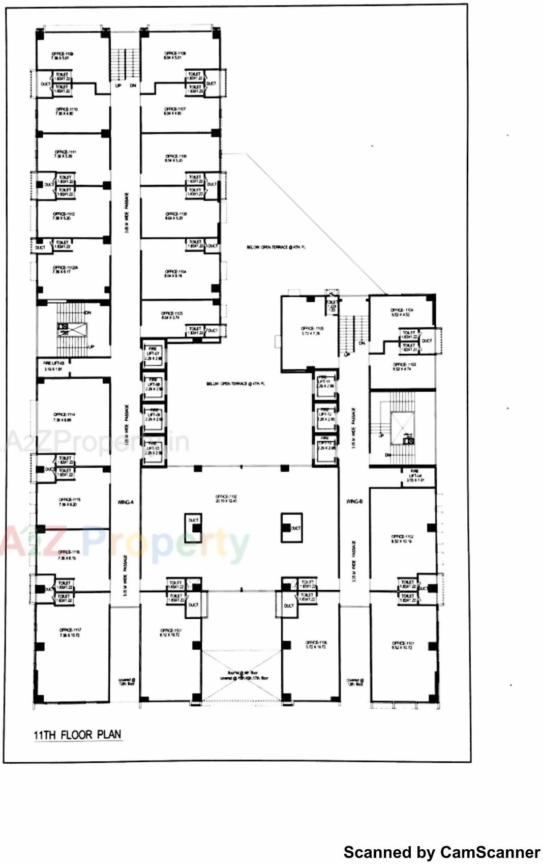 Layout of real estate project The Capital located at Sola, Ahmedabad, Gujarat