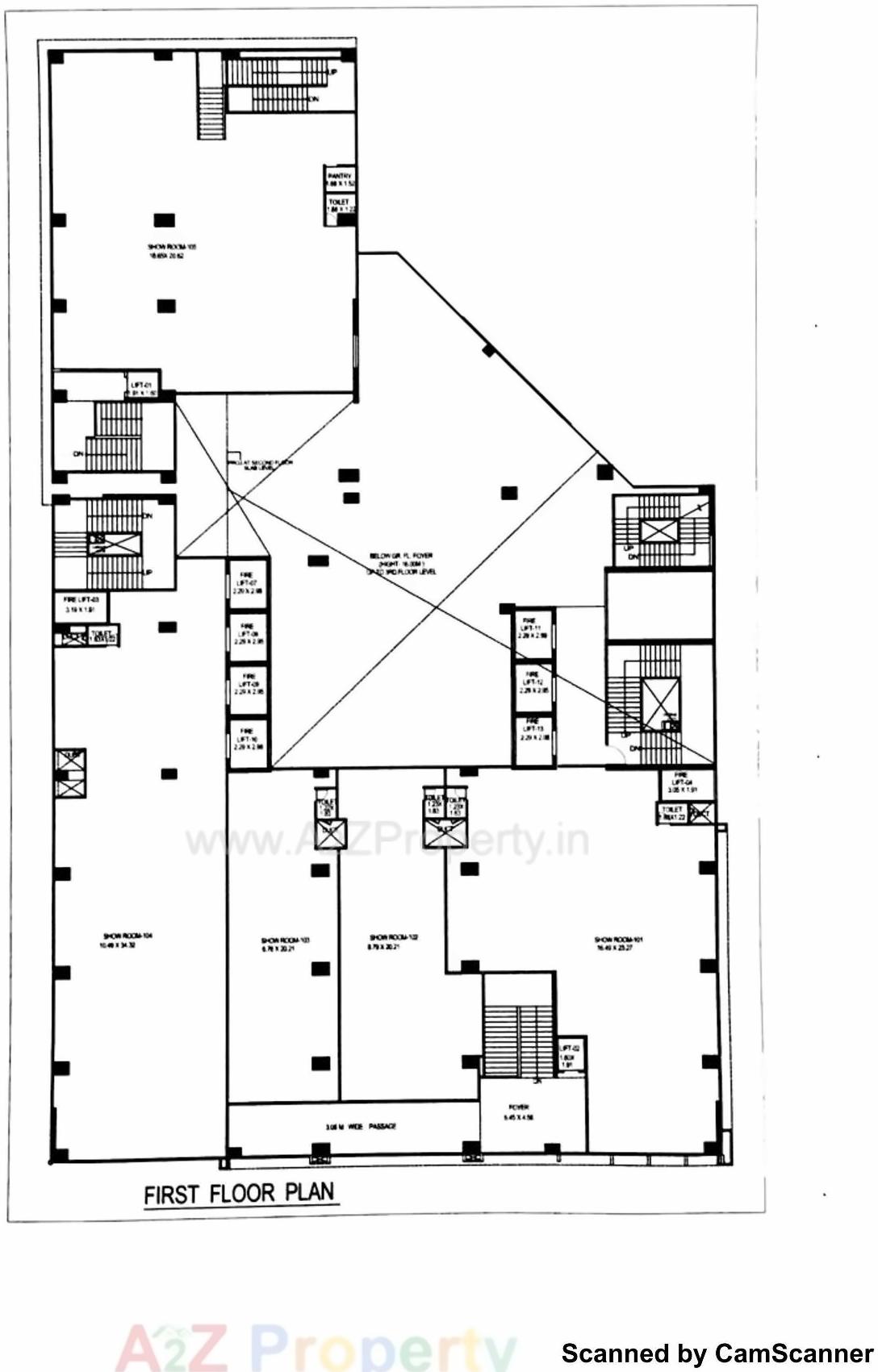 Layout of real estate project The Capital located at Sola, Ahmedabad, Gujarat