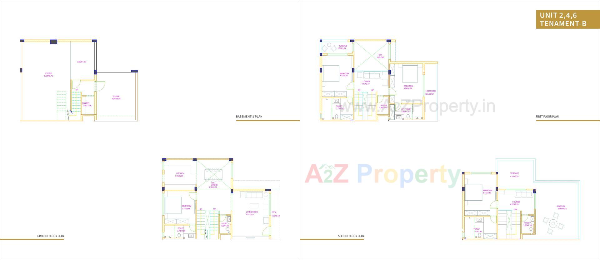 Layout of real estate project The Castle located at Chharodi, Ahmedabad, Gujarat