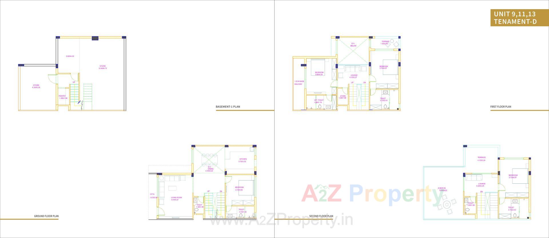Layout of real estate project The Castle located at Chharodi, Ahmedabad, Gujarat