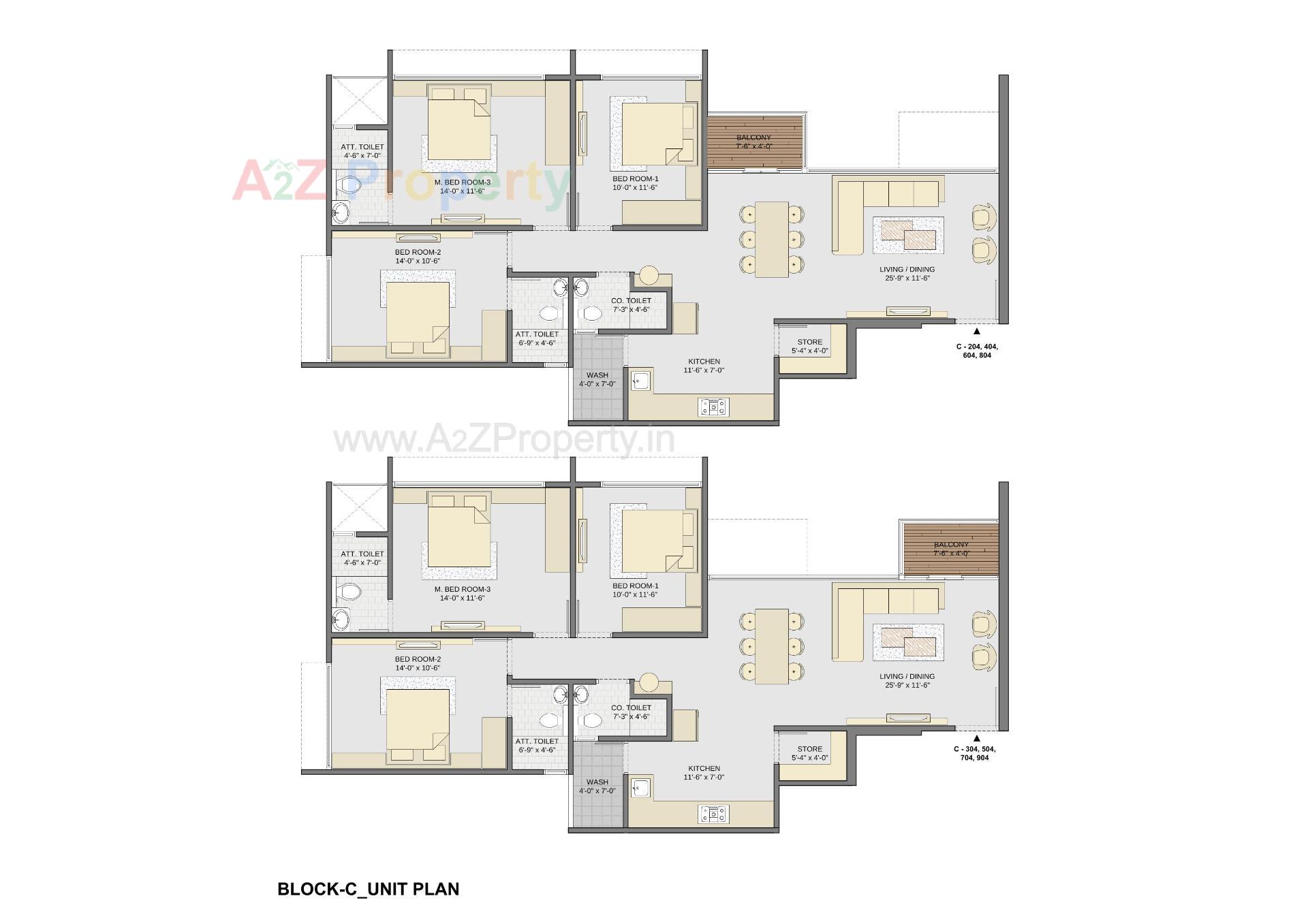 Layout of real estate project The Centrium located at Wadaj, Ahmedabad, Gujarat