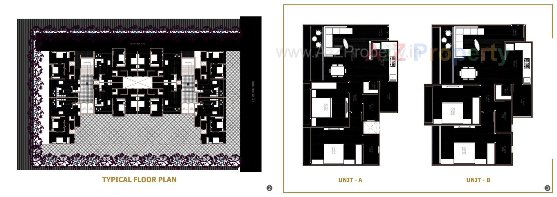Layout of real estate project The Crest Glory located at Ahmedabad, Ahmedabad, Gujarat