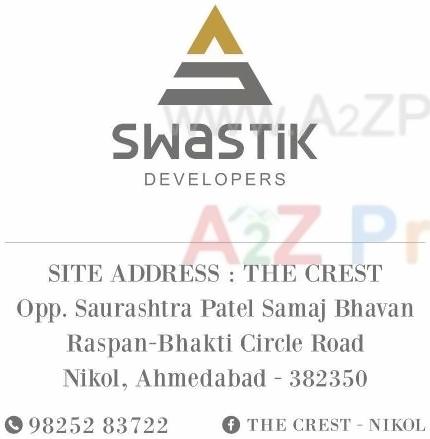  of real estate project The Crest located at Nikol, Ahmedabad, Gujarat