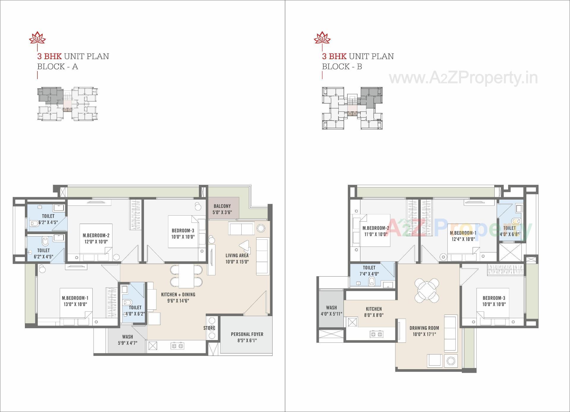 Layout of real estate project The Crest located at Chandkheda, Ahmedabad, Gujarat