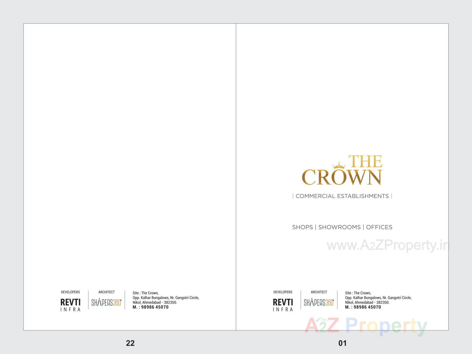  of real estate project The Crown located at Nikol, Ahmedabad, Gujarat
