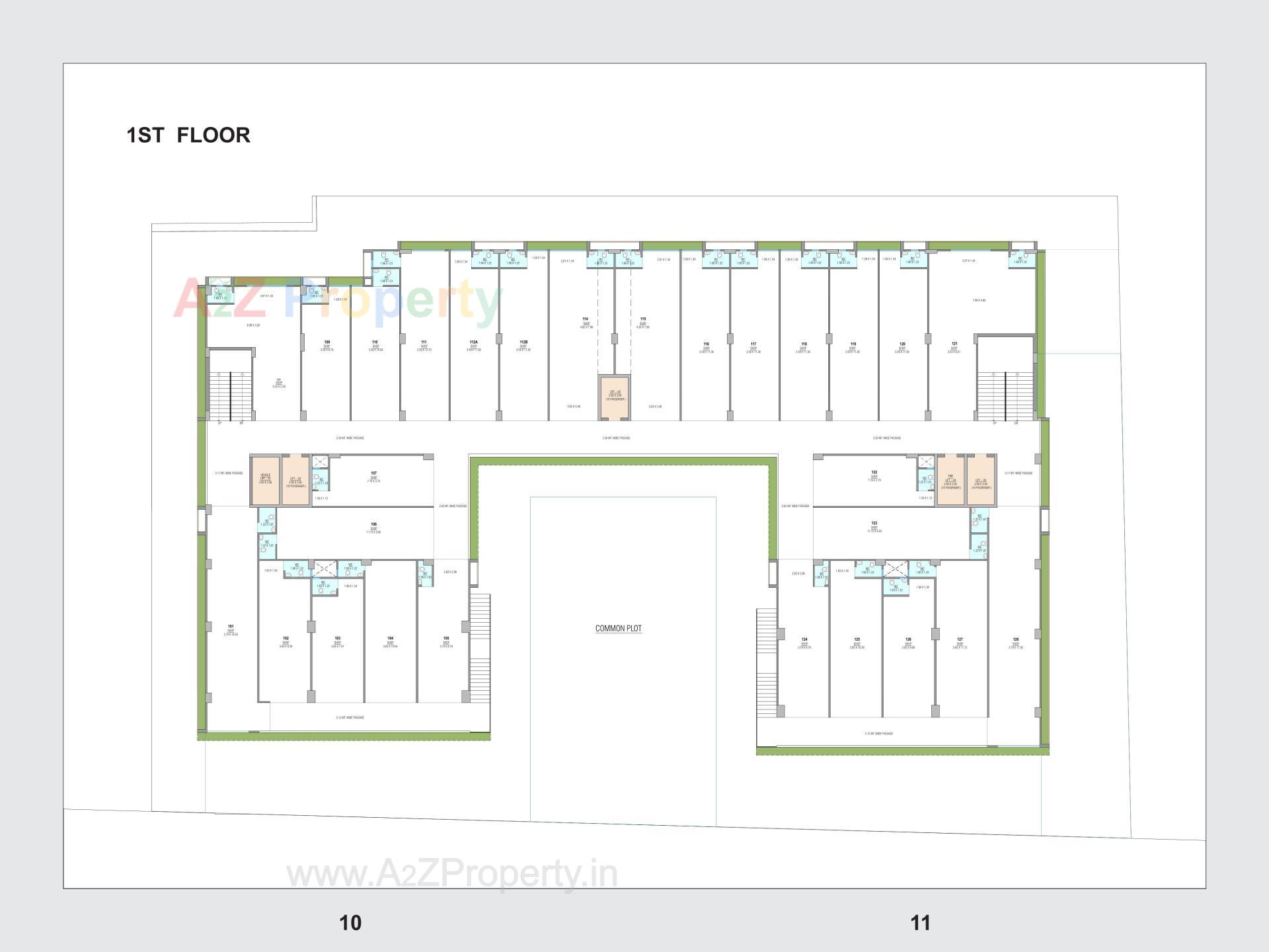Layout of real estate project The Crown located at Nikol, Ahmedabad, Gujarat