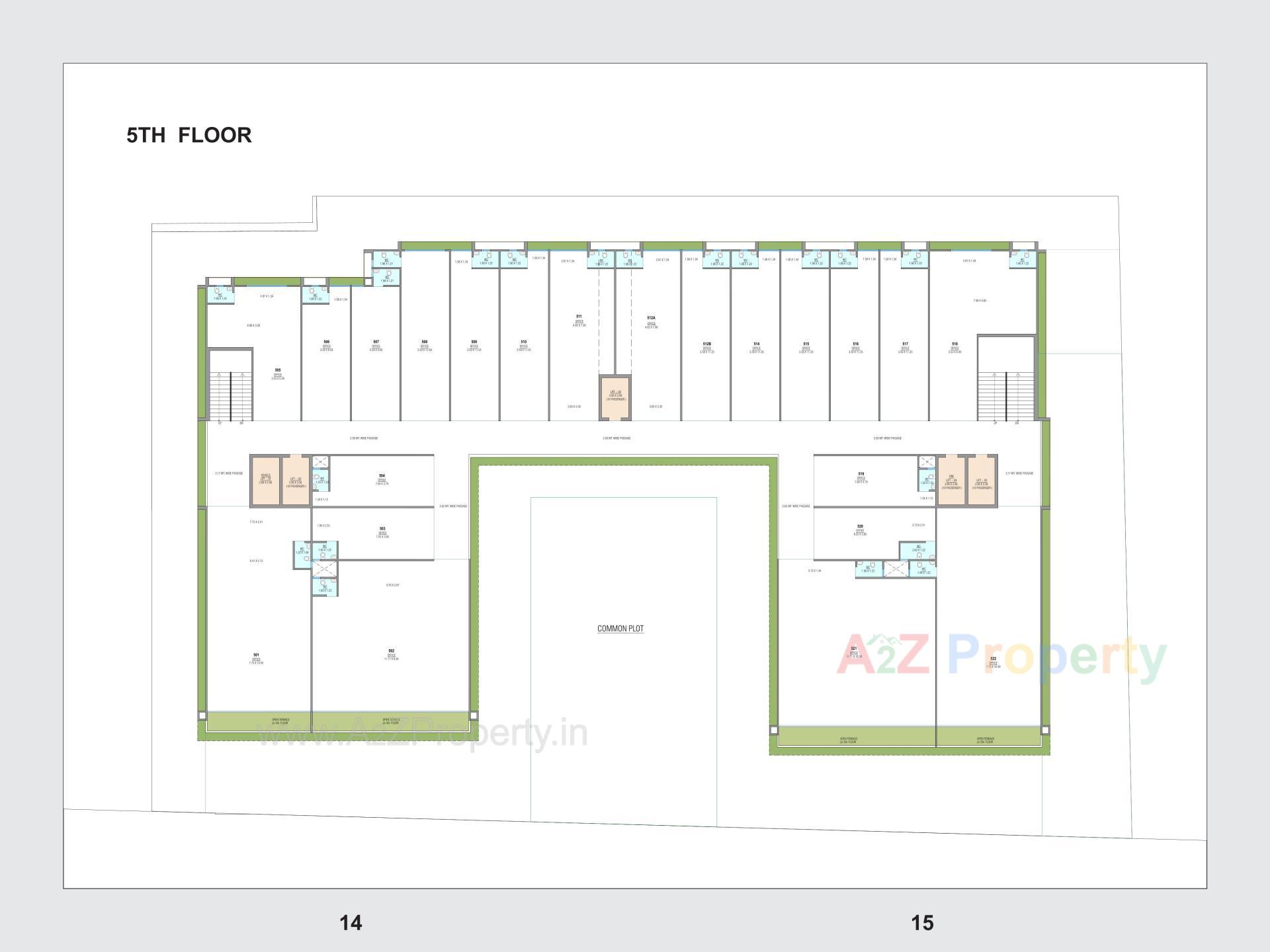 Layout of real estate project The Crown located at Nikol, Ahmedabad, Gujarat