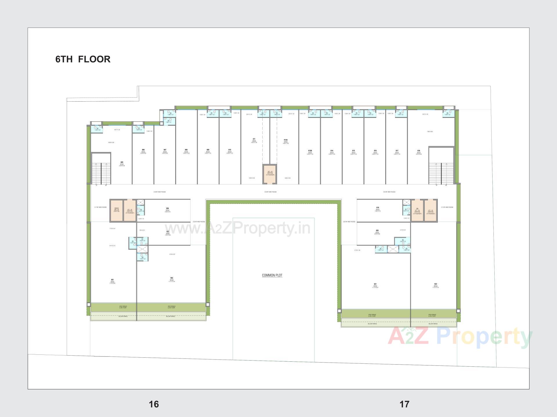Layout of real estate project The Crown located at Nikol, Ahmedabad, Gujarat
