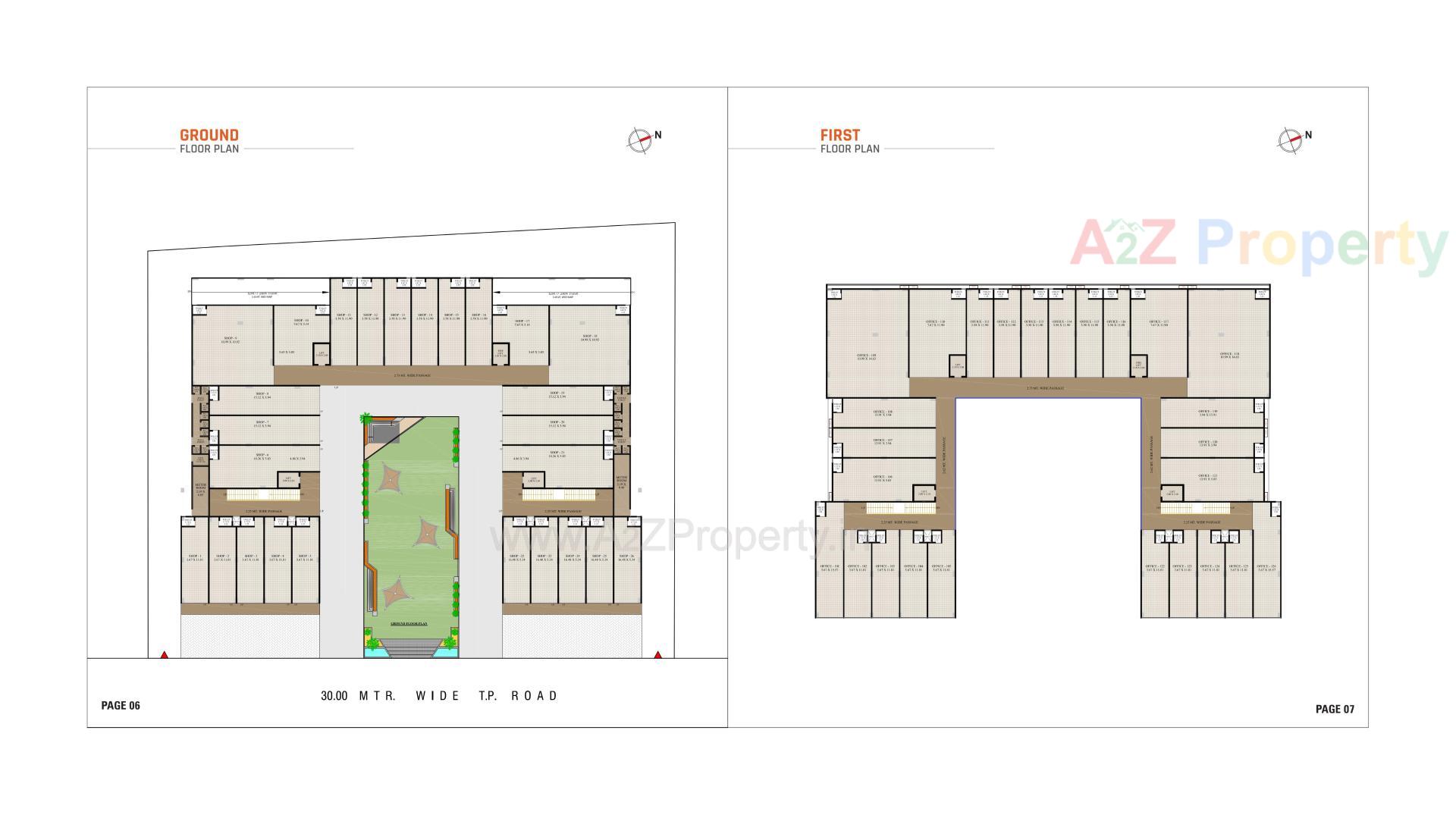 Layout of real estate project The Edge located at Nikol, Ahmedabad, Gujarat