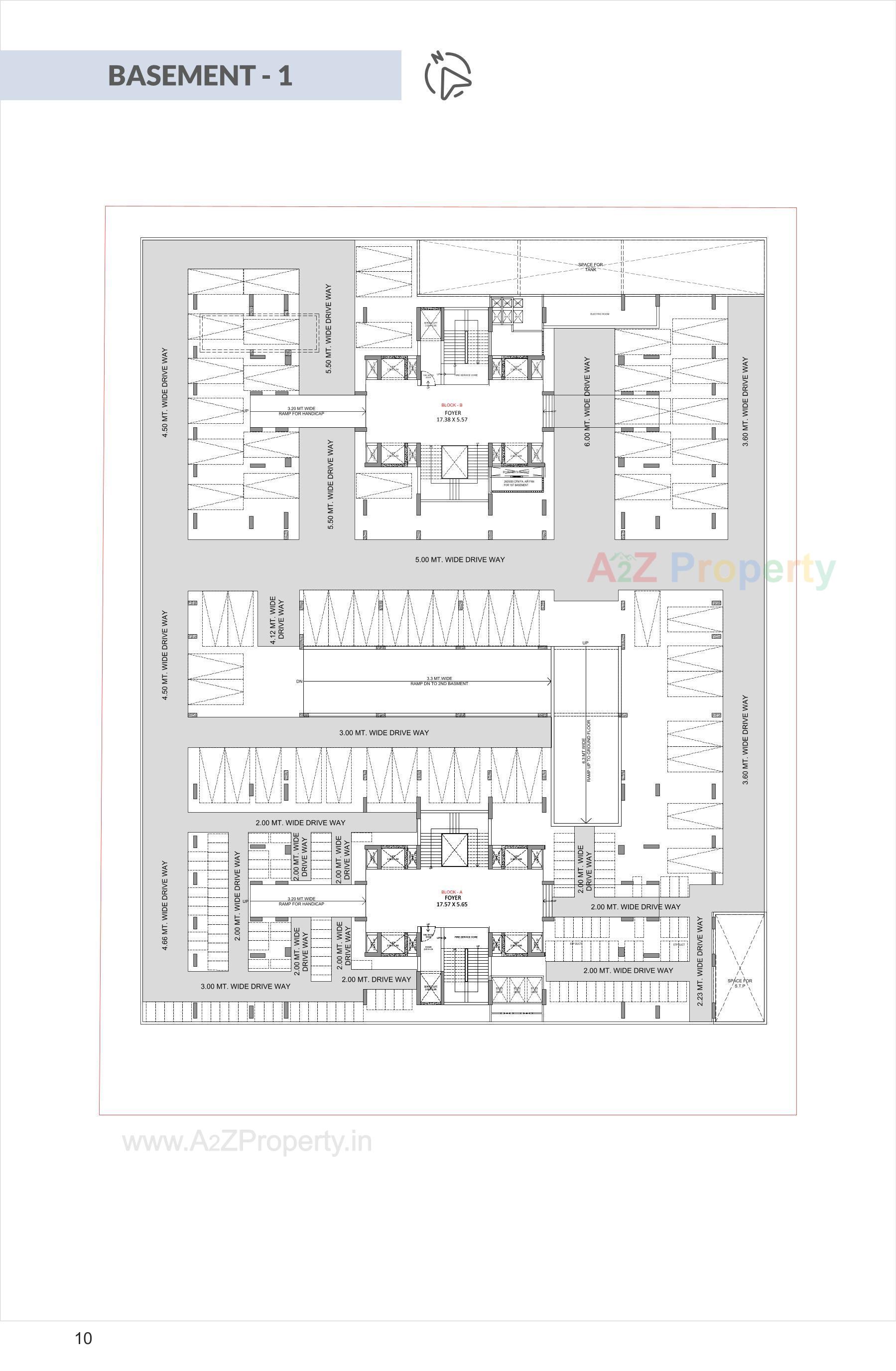 Layout of real estate project The Empiirean located at Ahmedabad, Ahmedabad, Gujarat