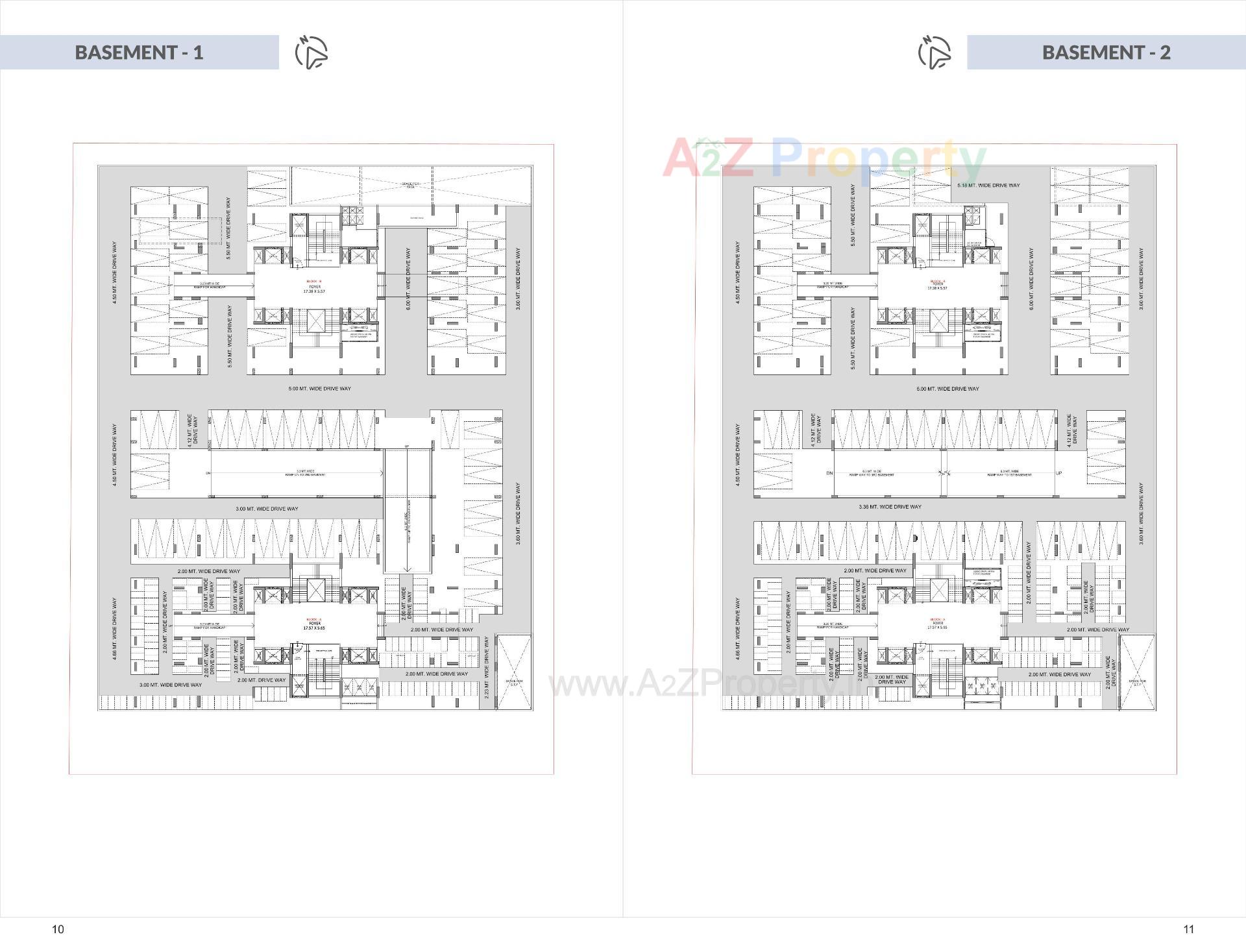 Layout of real estate project The Empiirean located at Ahmedabad, Ahmedabad, Gujarat