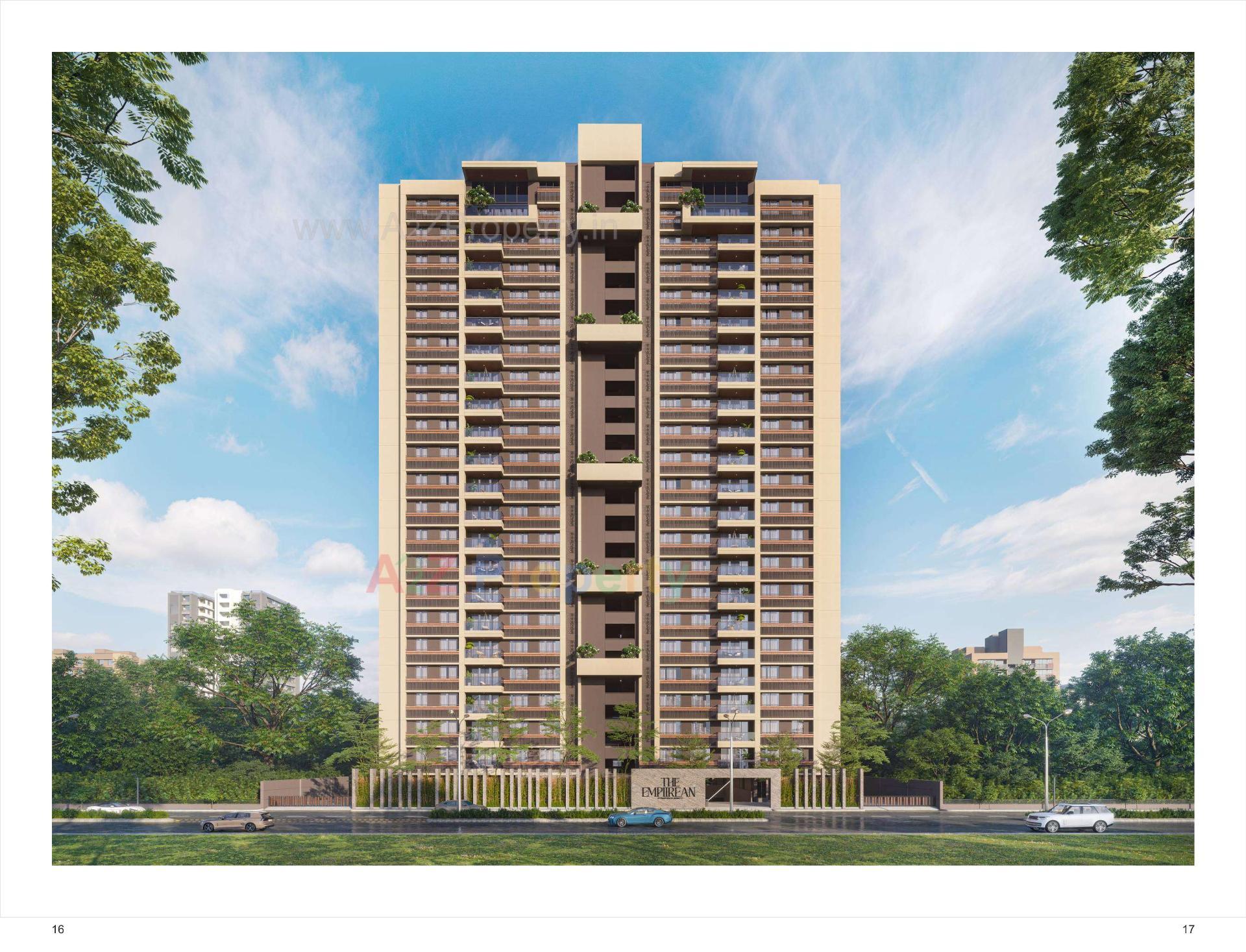 3D Elevation of real estate project The Empiirean located at Ahmedabad, Ahmedabad, Gujarat