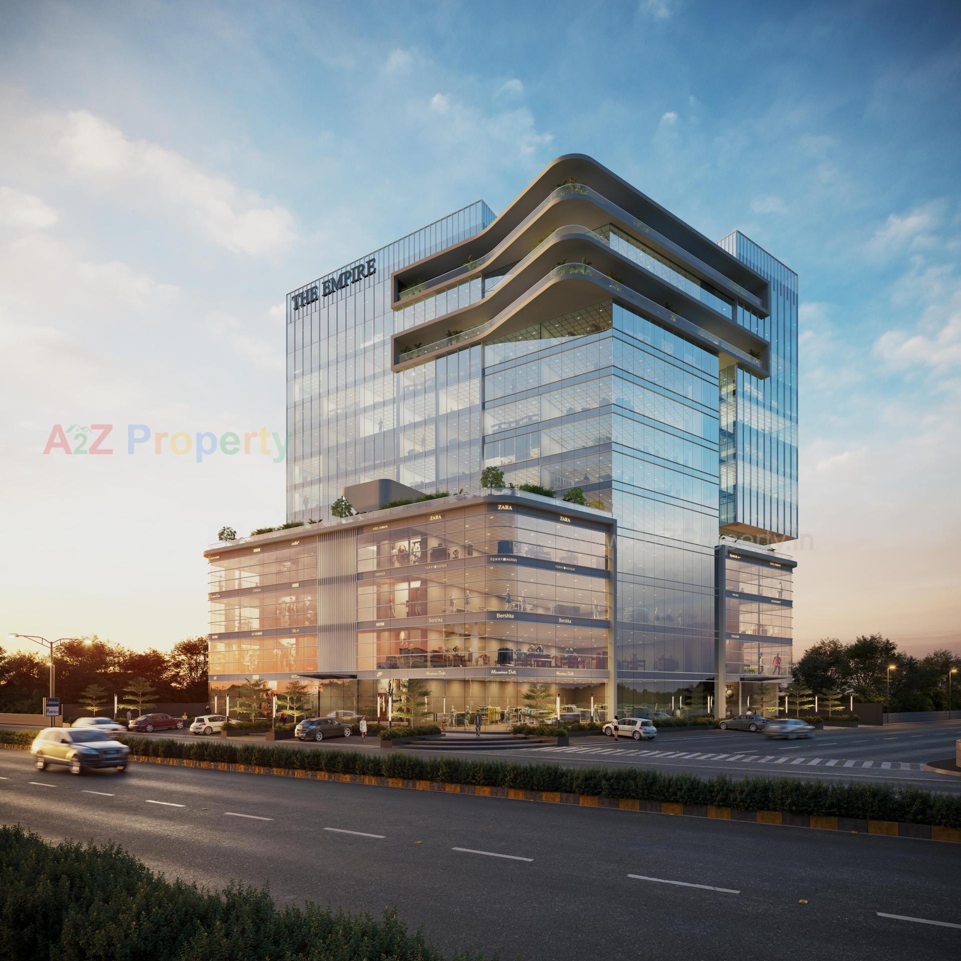 3D Elevation of real estate project The Empire located at Sola, Ahmedabad, Gujarat