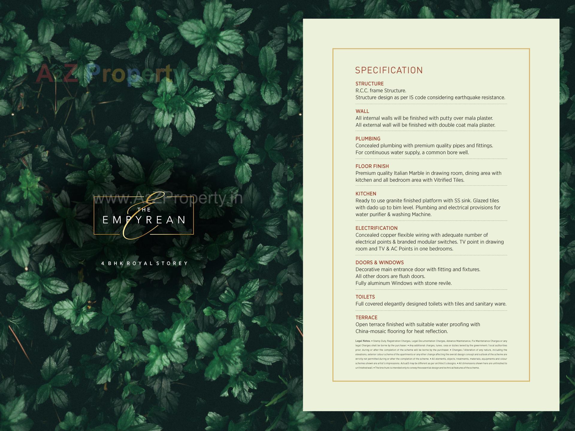  of real estate project The Empyrean located at Shilaj, Ahmedabad, Gujarat